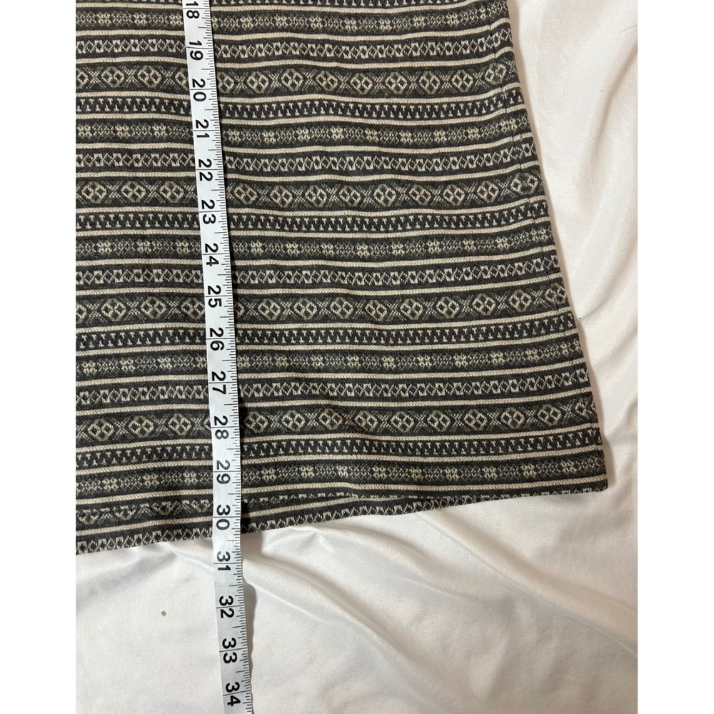 Vintage LL Bean Mens XL Mock Neck Fleece Sweater Fair Isle Nordic Cotton Ski USA - Picture 12 of 14